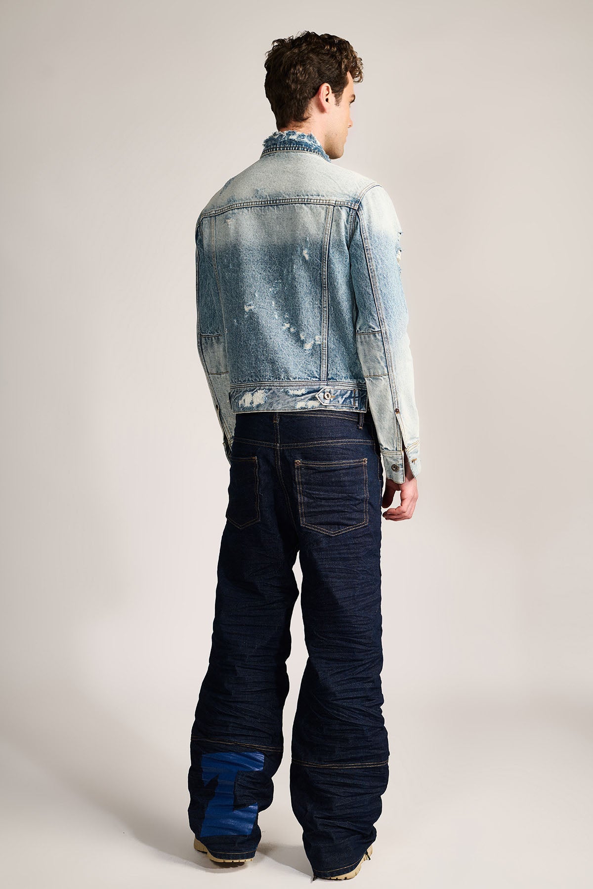 CREASED BY LIFE- DENIM by Temporary Clo