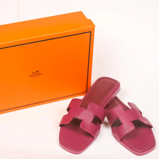 Hermès Oran Sandals – Shocking Pink - Zeuskicks