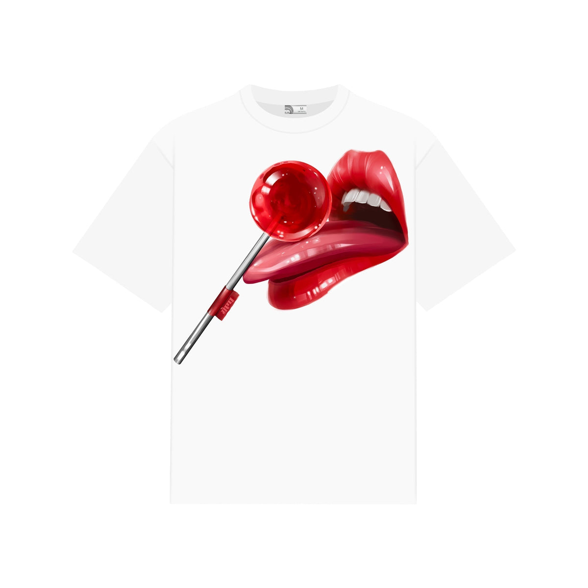 WHITE SWEET SIN T-SHIRT by GRYAPE