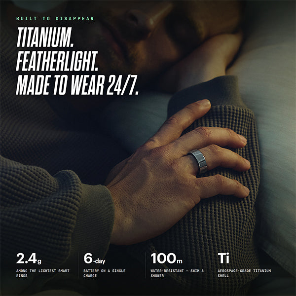 Ultrahuman Ring AIR Space Silver by Ultrahuman