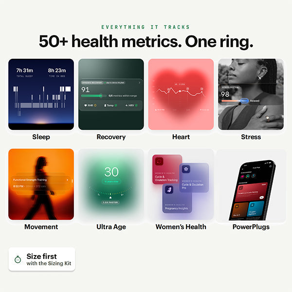Ultrahuman Ring AIR Bionic Gold by Ultrahuman