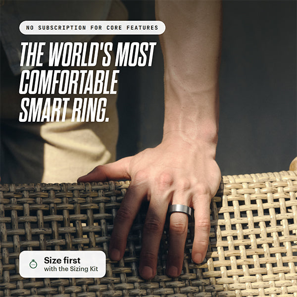 Ultrahuman Ring AIR Raw Titanium by Ultrahuman
