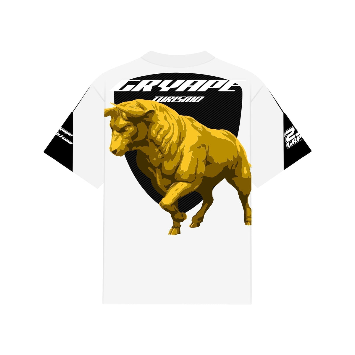 GT WHITE BULL T-SHIRT by GRYAPE