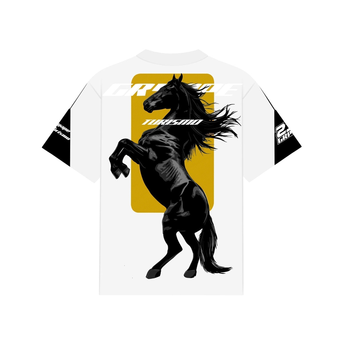 GT WHITE STALLION T-SHIRT by GRYAPE