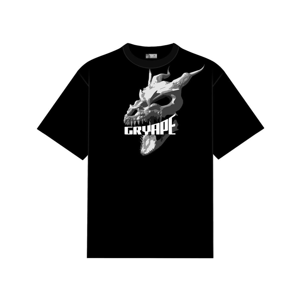 BLACK DRGN01 T-SHIRT by GRYAPE