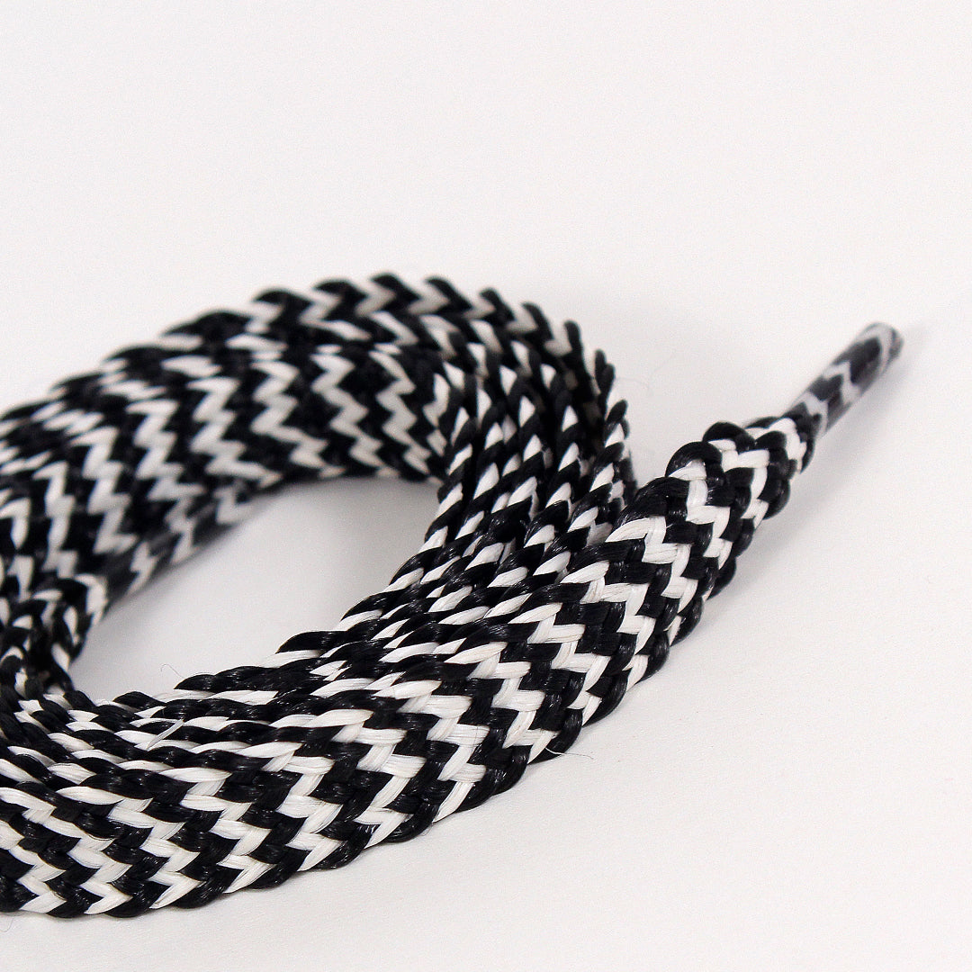 Lanvin Zig Zag Flat Laces by KNOTTY