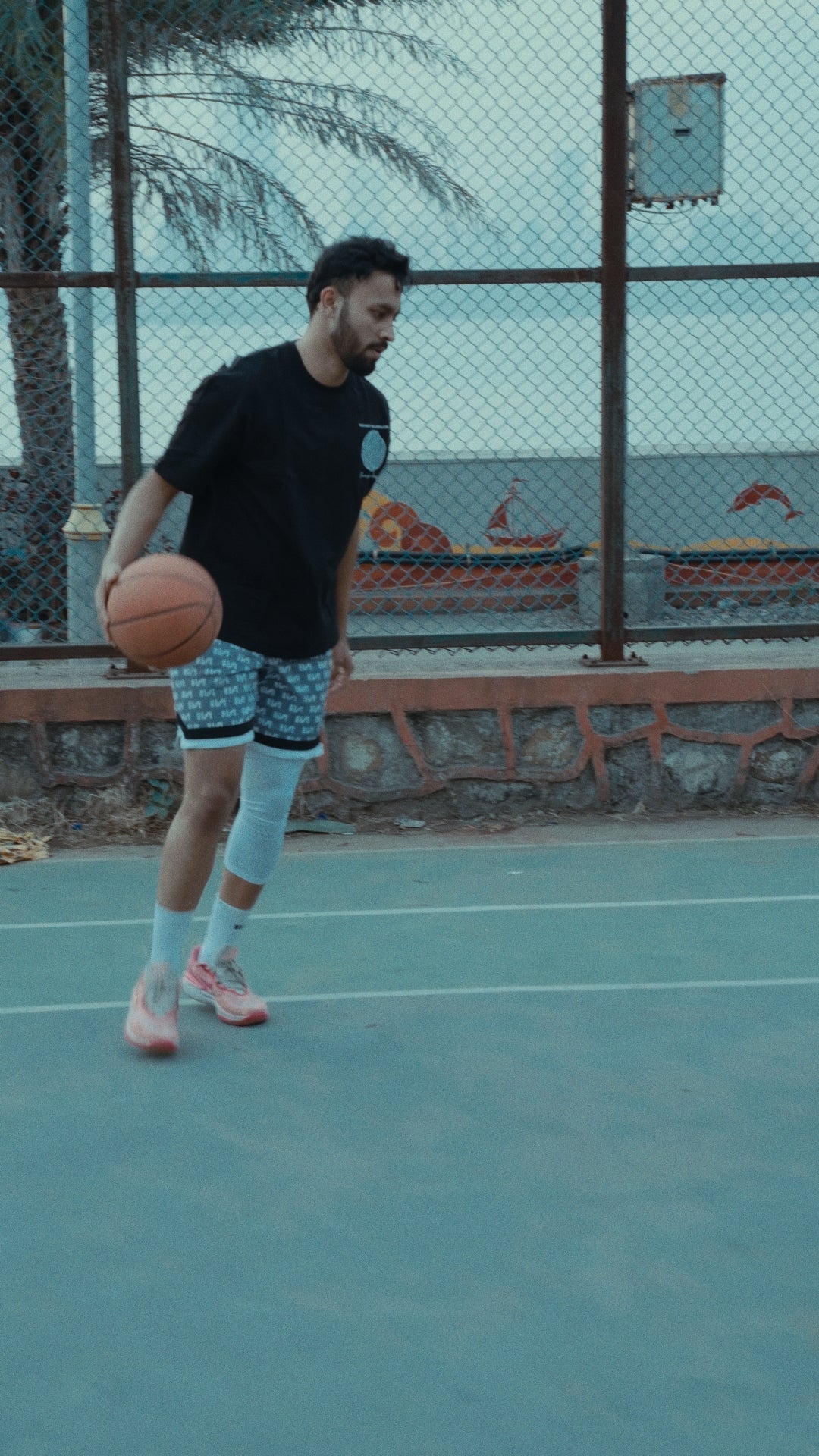 Ballerz 01 - Oversized T-shirt (Black) by Instinct First