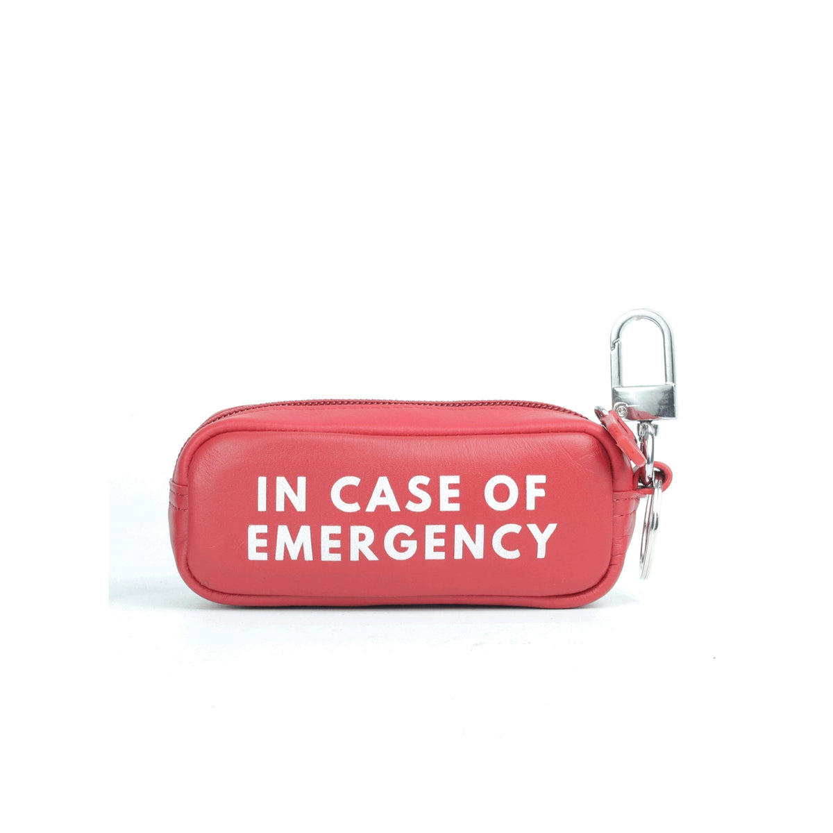 incase of emergency zipper Key Pouch by leather charms