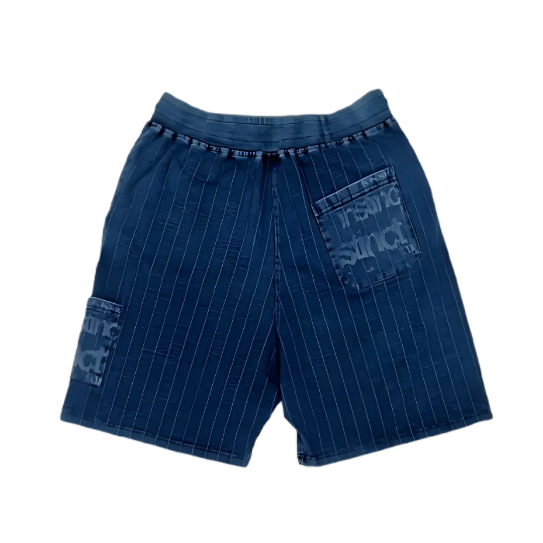 Navy Haze Denim Shorts - (Blue) by Instinct First