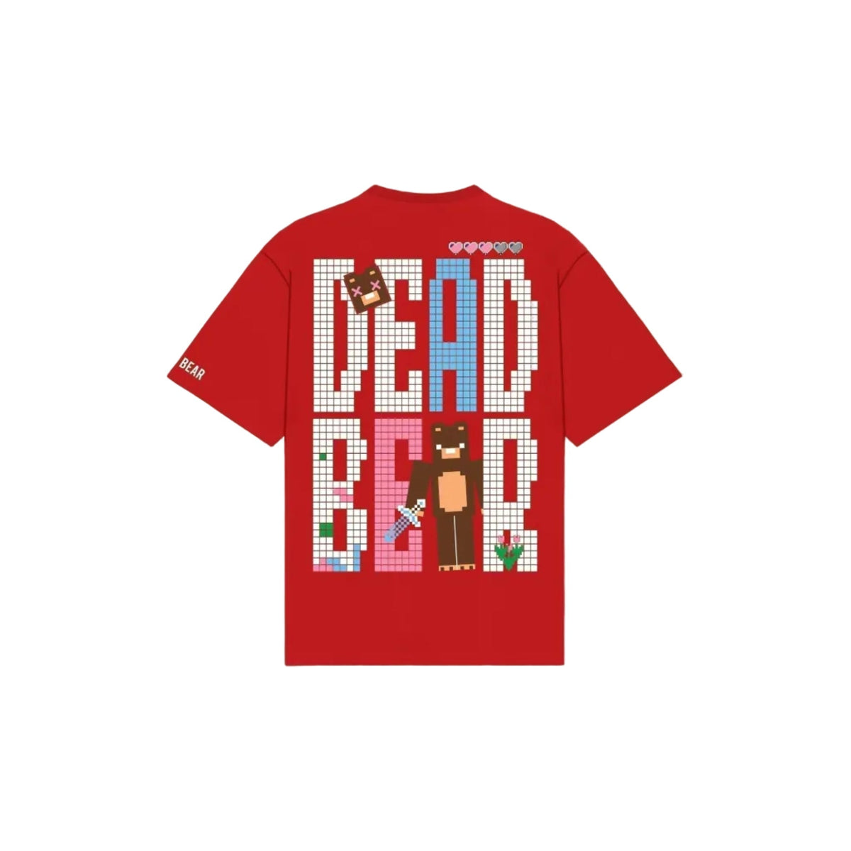 Pixel Tee Red by DEADBEAR