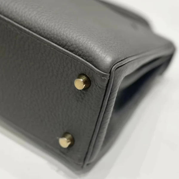 Hermès Kelly 25 – Gris Étains Togo Leather with Gold Hardware - Zeuskicks