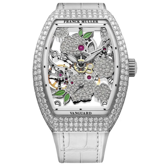 Women’s Franck Muller V 32 S6 SQT ROSE D MVT D (BC) Automatic Watch