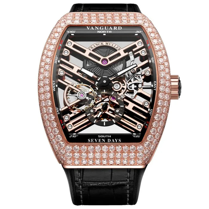 Men’s Franck Muller Vanguard V 45 S6 SQT D (NR) Manual Winding Skeleton Watch