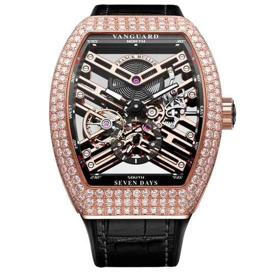 Men’s Franck Muller Vanguard V 45 S6 SQT D (NR) Manual Winding Skeleton Watch