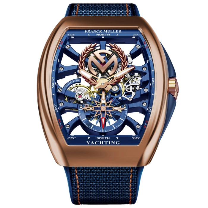 Men’s Franck Muller Vanguard V 45 S6 SQT ANCRE FM YACHT (BL) 5N Manual Watch