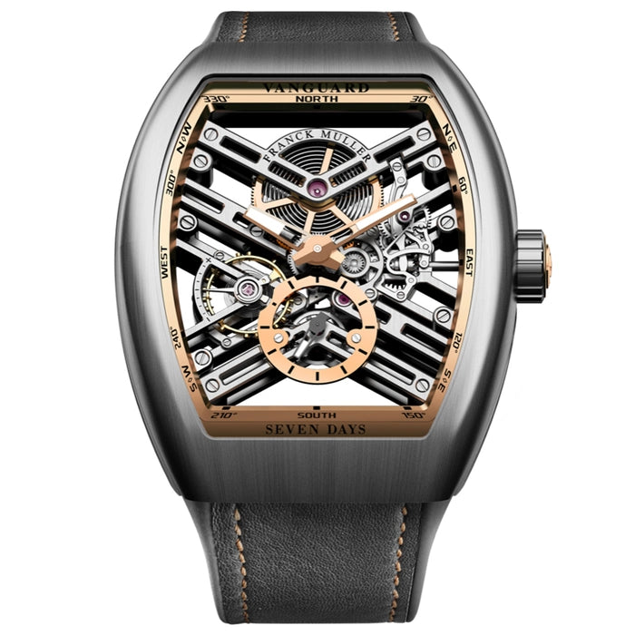 Men’s Franck Muller Vanguard V 45 S6 SQT BR (5N) TT Manual Winding Watch