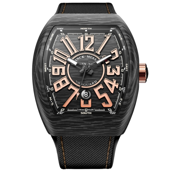 Men’s Franck Muller Vanguard V 45 SC DT CARBONE NR (BN) Automatic Watch