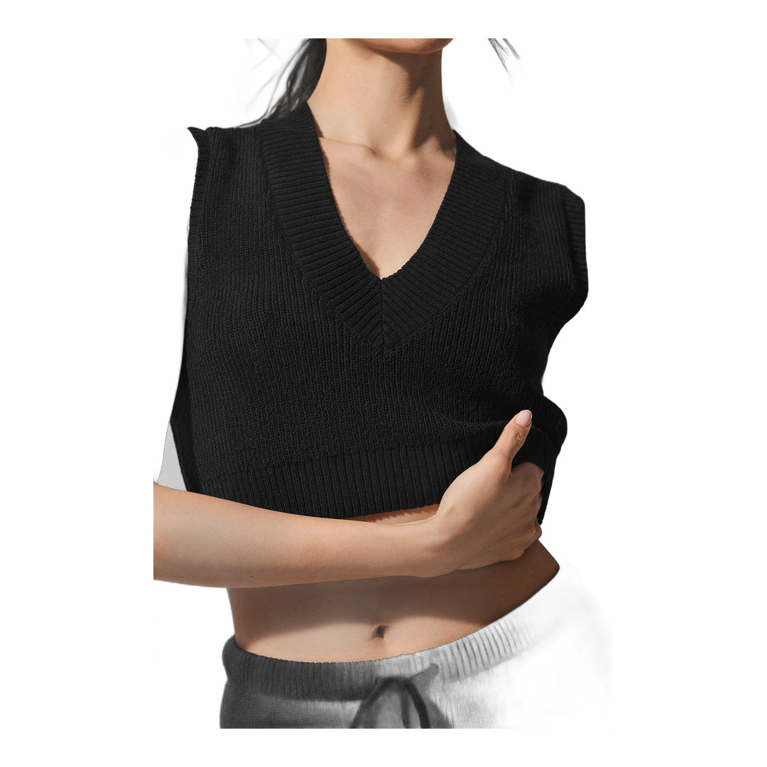 alo Supernatural Sweater Tank - Black by Alo Yoga
