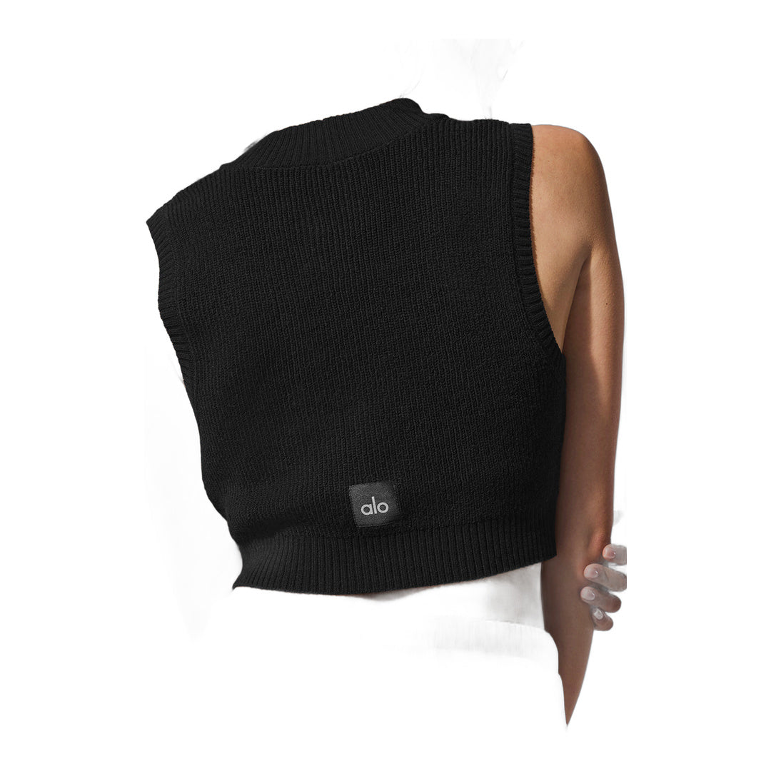 alo Supernatural Sweater Tank - Black by Alo Yoga
