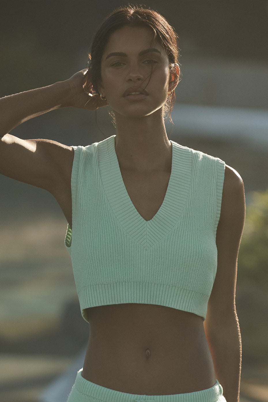 Supernatural Sweater Tank - Spearmint (W2787R)