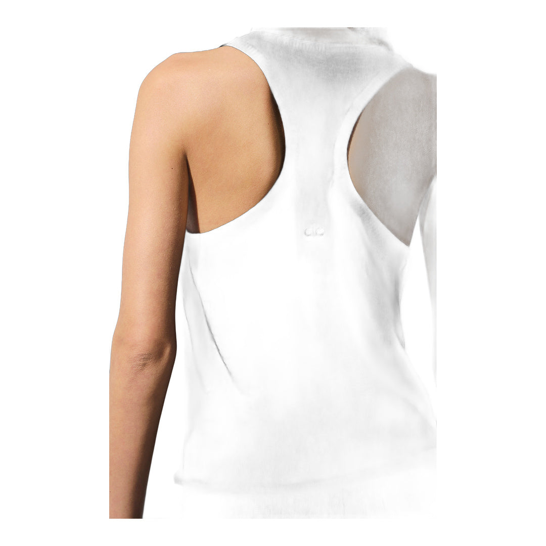 alo Supernatural Sweater Henley Tank - Black by Alo Yoga