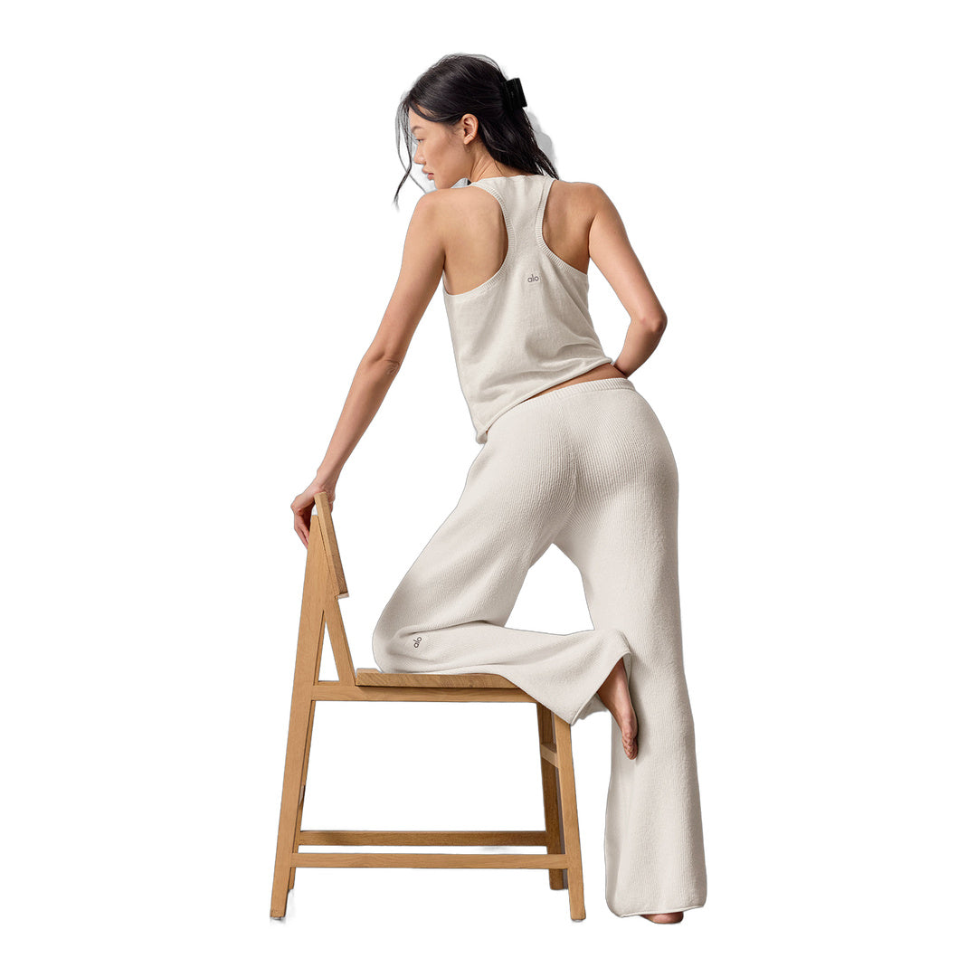 alo Supernatural Sweater Henley Tank - Ivory by Alo Yoga