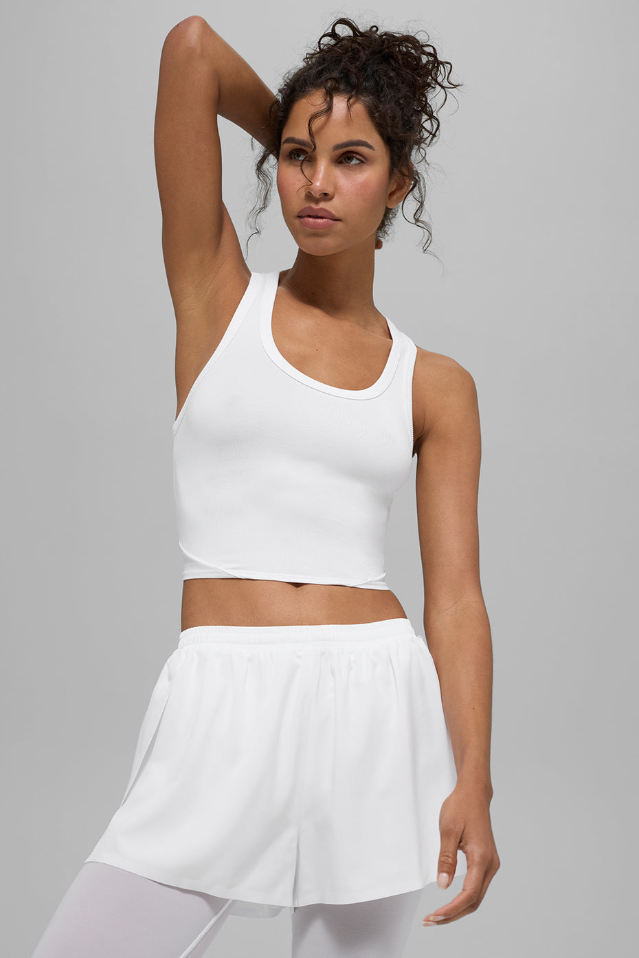 Mesh Front Runner Tank - White (W2801R)