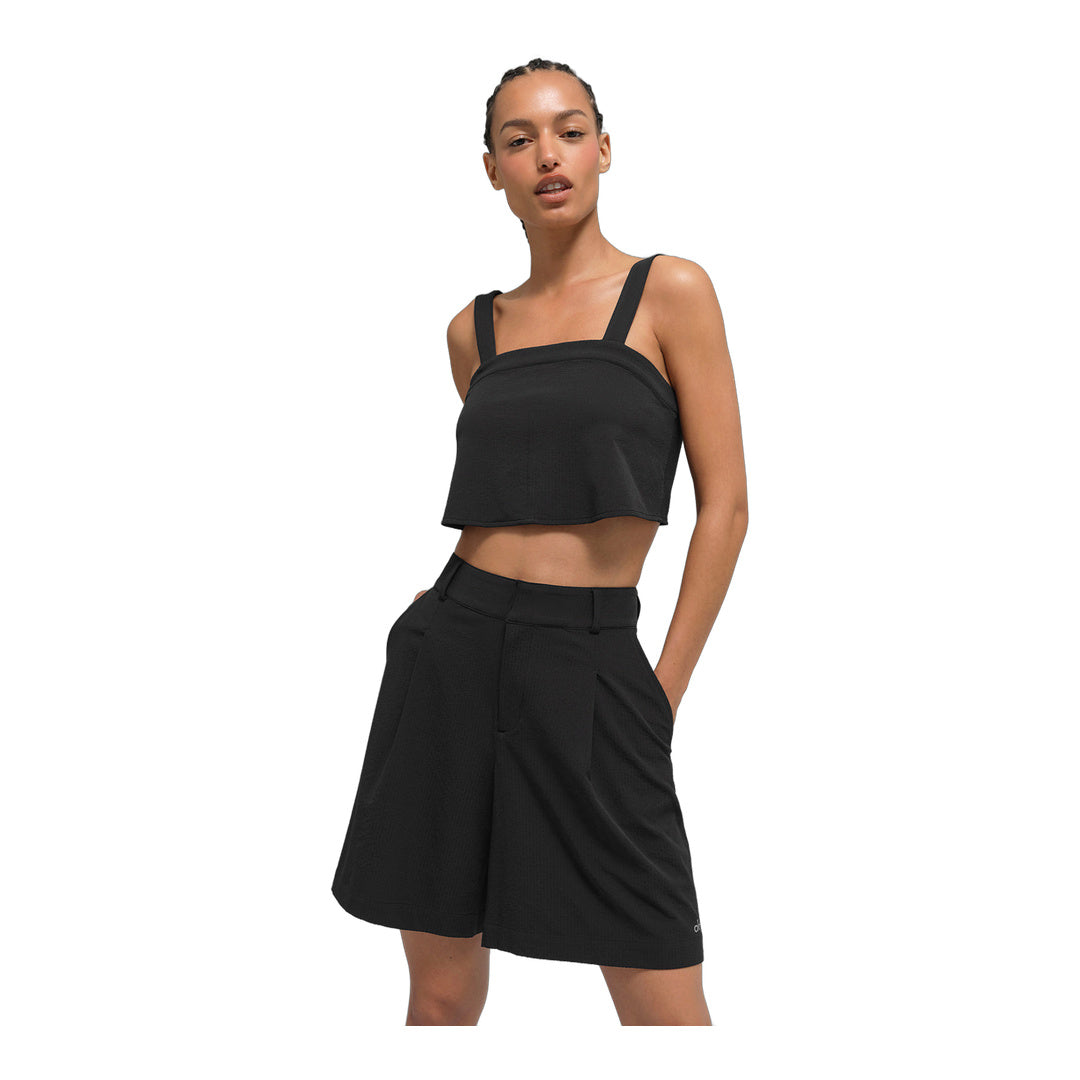 alo Cropped Dreamscape Tank - Black by Alo Yoga