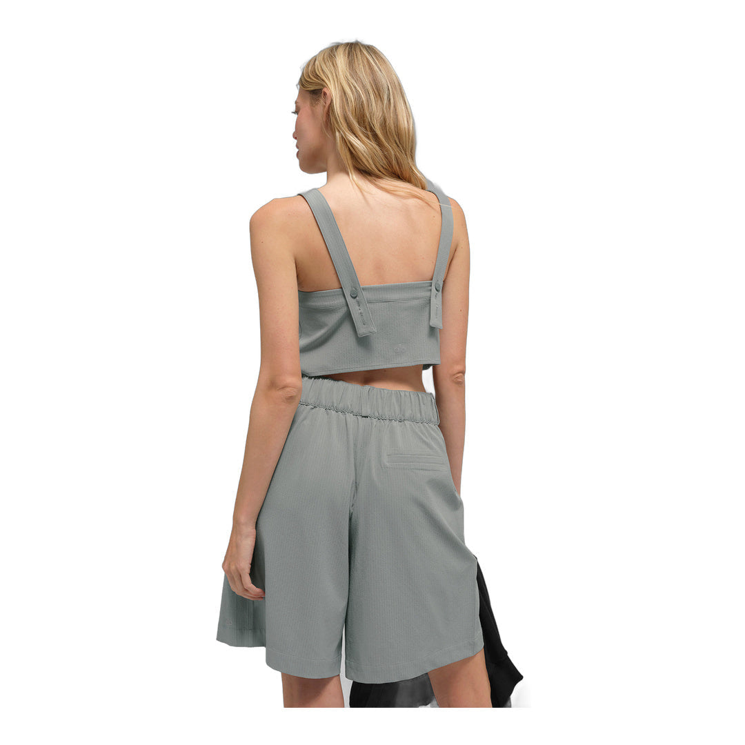 alo Cropped Dreamscape Tank - Lunar Grey by Alo Yoga