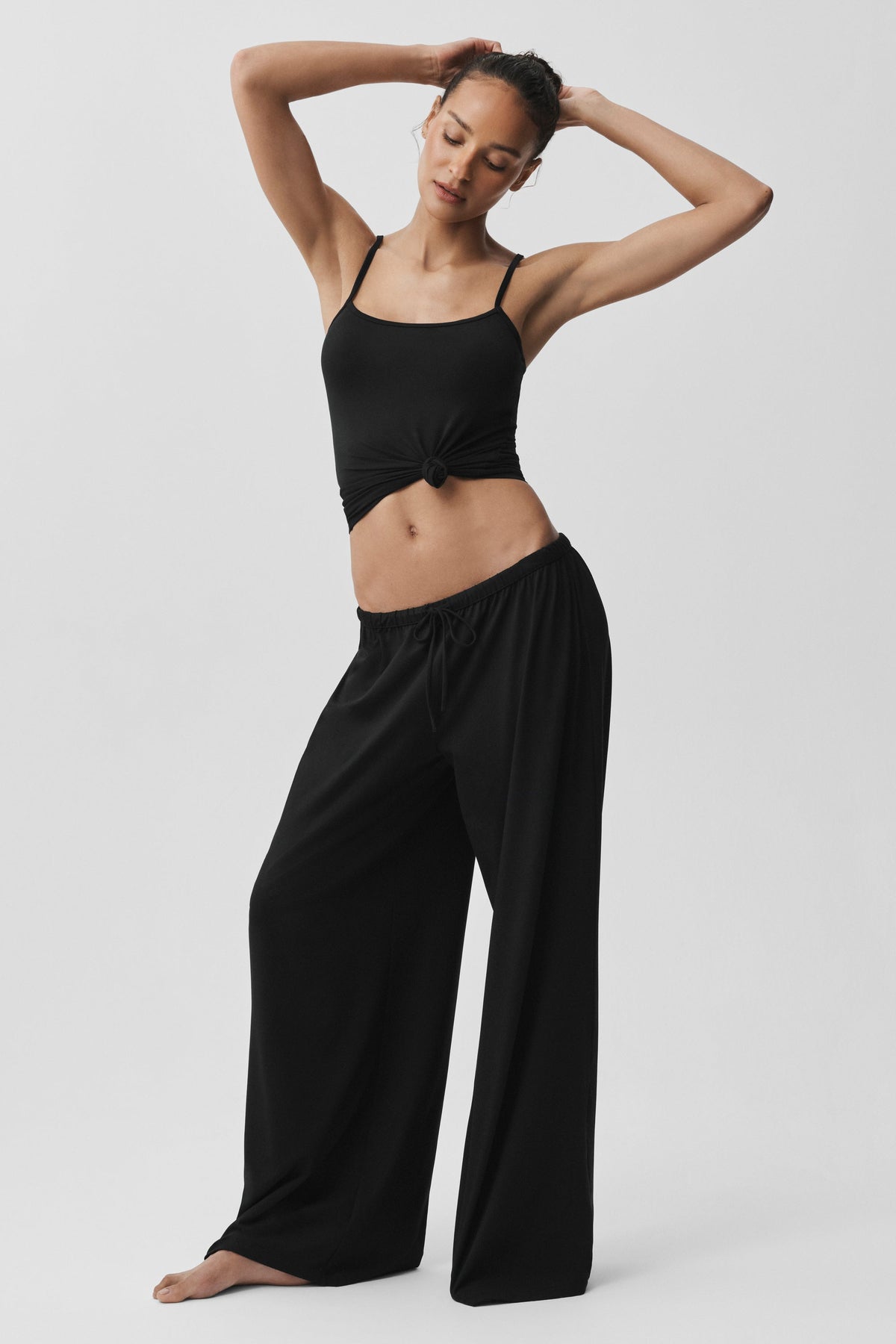 Alo Yoga Alosoft Finesse Cami Tank in Black, product image 5 of 6