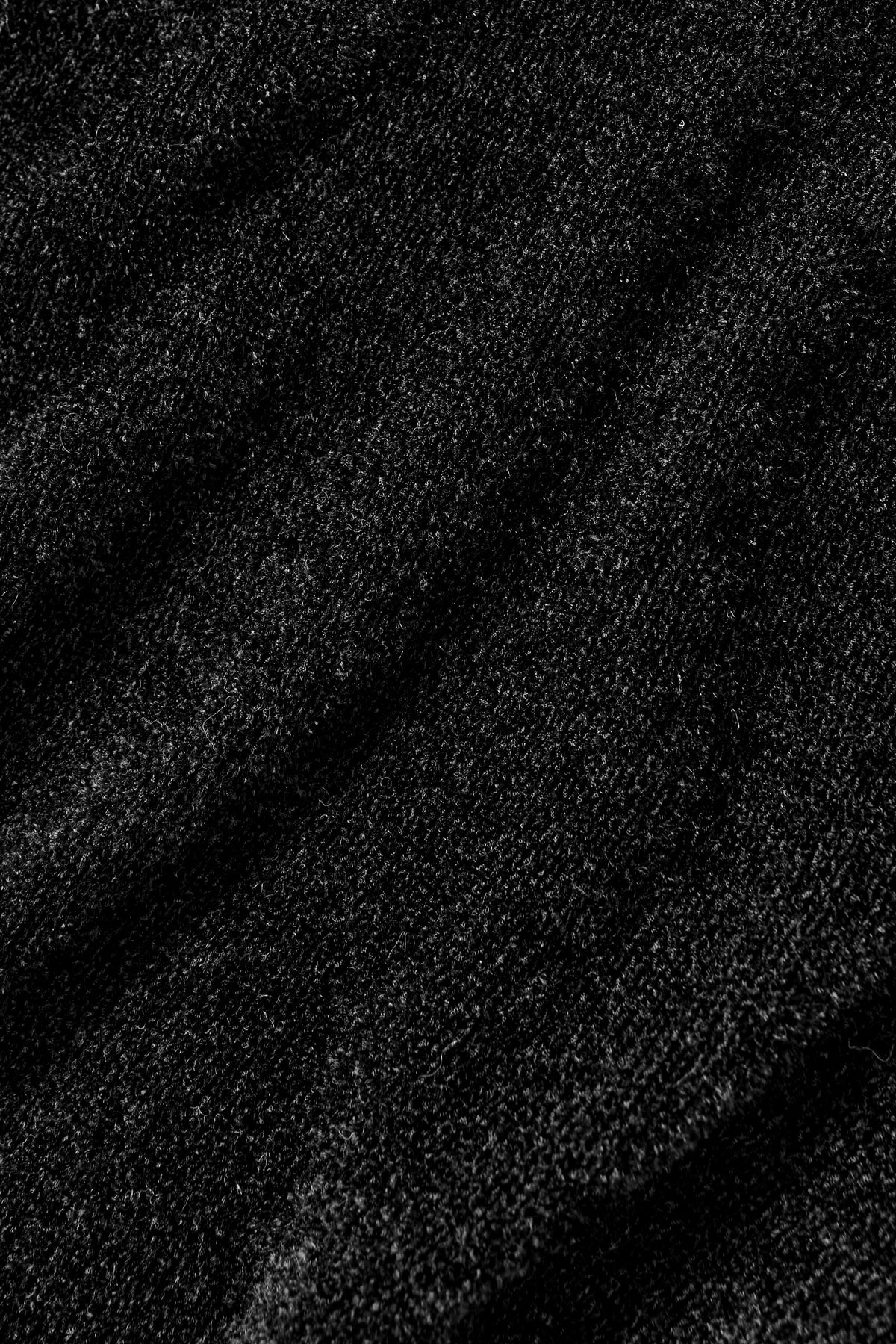 Alo Yoga Micro Chenille Cropped V-Neck Coverup in Black, product image 5 of 5