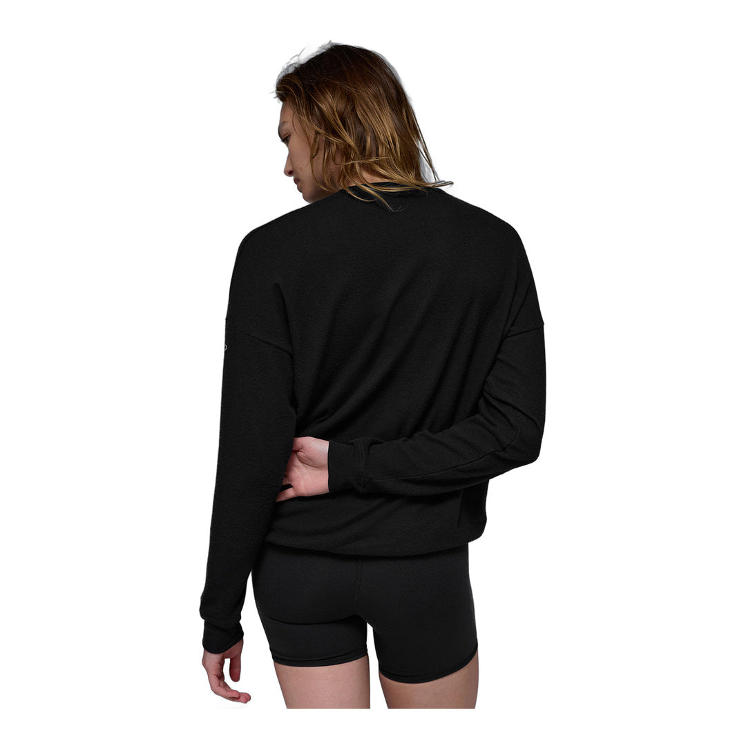 alo Soho Pullover - Black by Alo Yoga