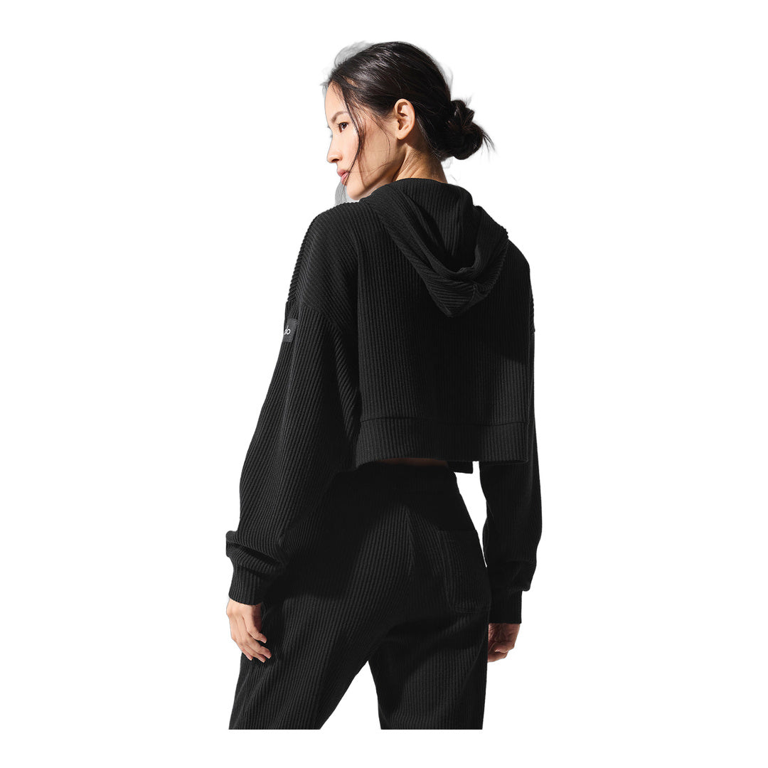 alo Muse Hoodie - Black by Alo Yoga