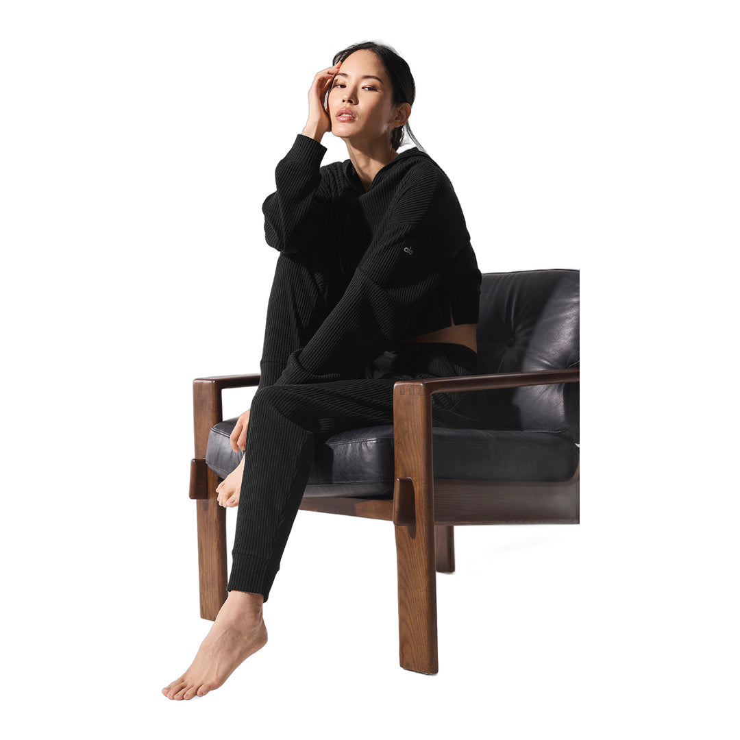 alo Muse Hoodie - Black by Alo Yoga