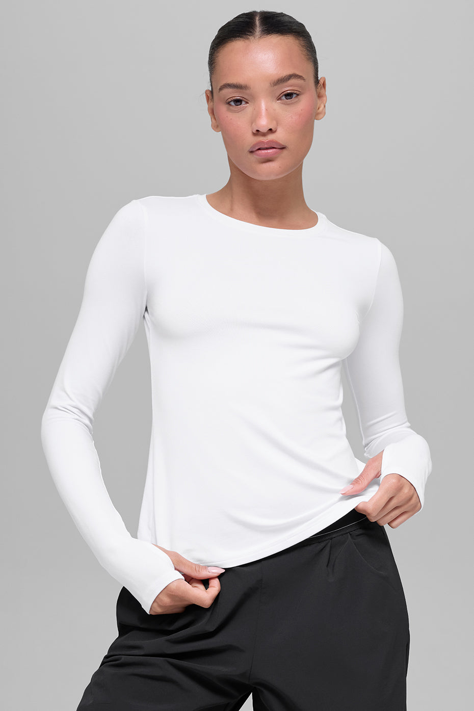 Alosoft Finesse Long Sleeve - White (W3442R)