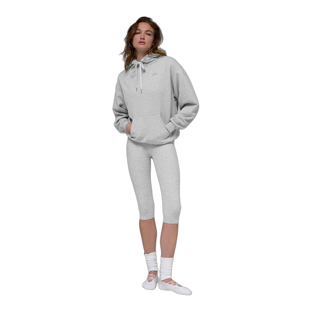 alo Accolade Hoodie - Athletic Heather Grey by Alo Yoga