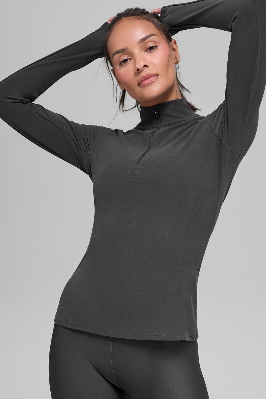 Alosoft 1/2 Zip Rapid Pullover - Anthracite (W3694R)