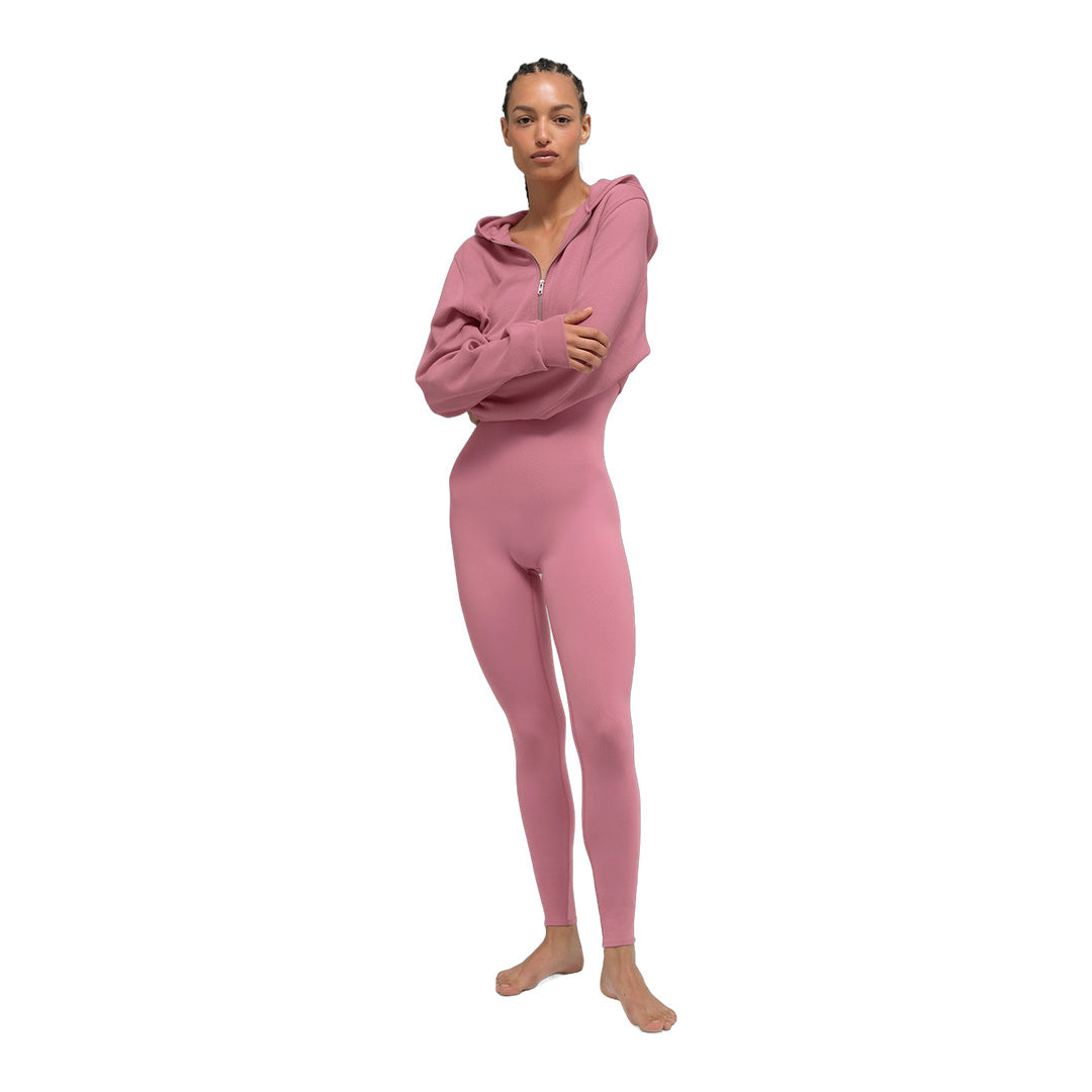alo Sweet Escape Zip Up Hoodie - Pink Wild Rose by Alo Yoga
