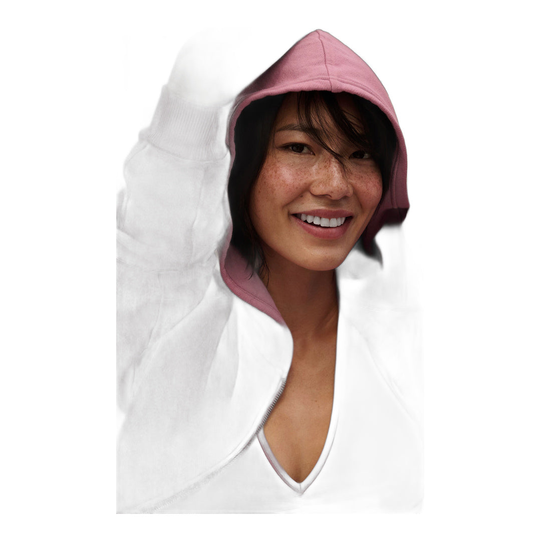 alo Sweet Escape Zip Up Hoodie - Pink Wild Rose by Alo Yoga