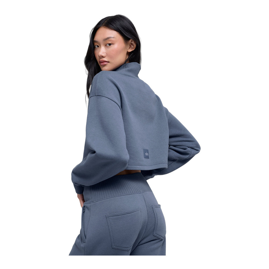 alo Cropped Serenity Coverup - Bluestone by Alo Yoga