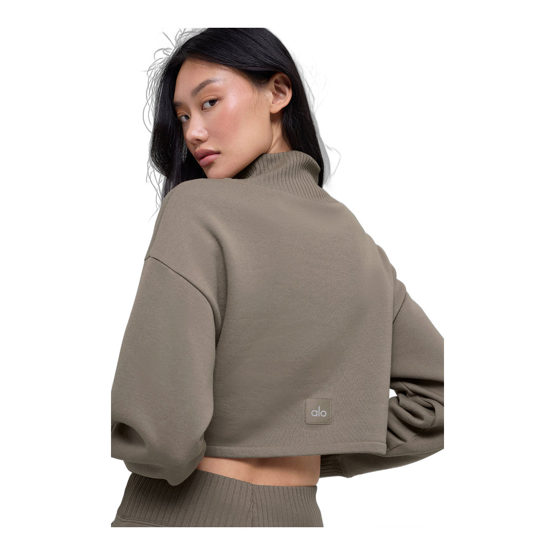 alo Cropped Serenity Coverup - Light Cocoa by Alo Yoga