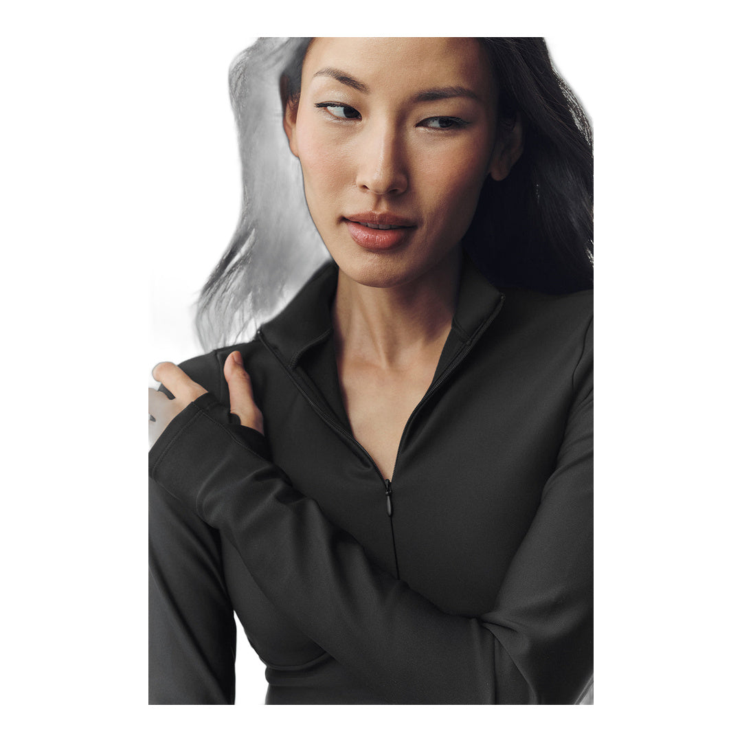 alo Airlift Winter Warm Ski Time Long Sleeve - Black by Alo Yoga