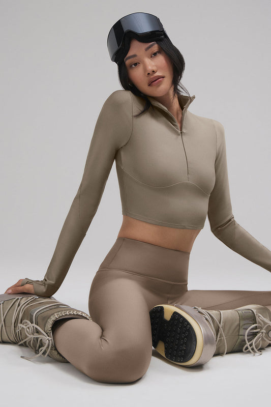Airlift Winter Warm Ski Time Long Sleeve - Light Cocoa (W3922P)