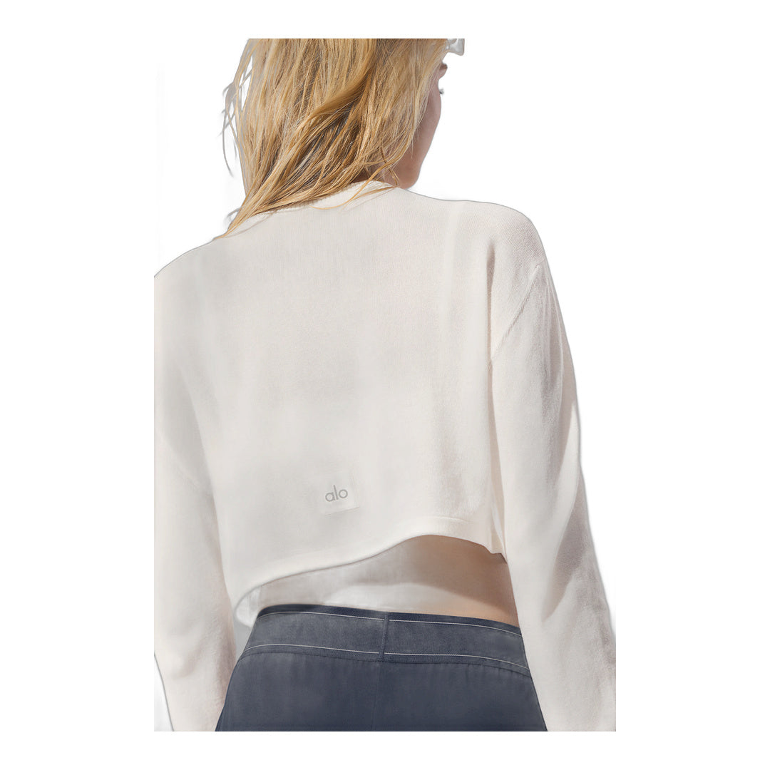 alo Supernatural Sweater Cardigan - Ivory by Alo Yoga
