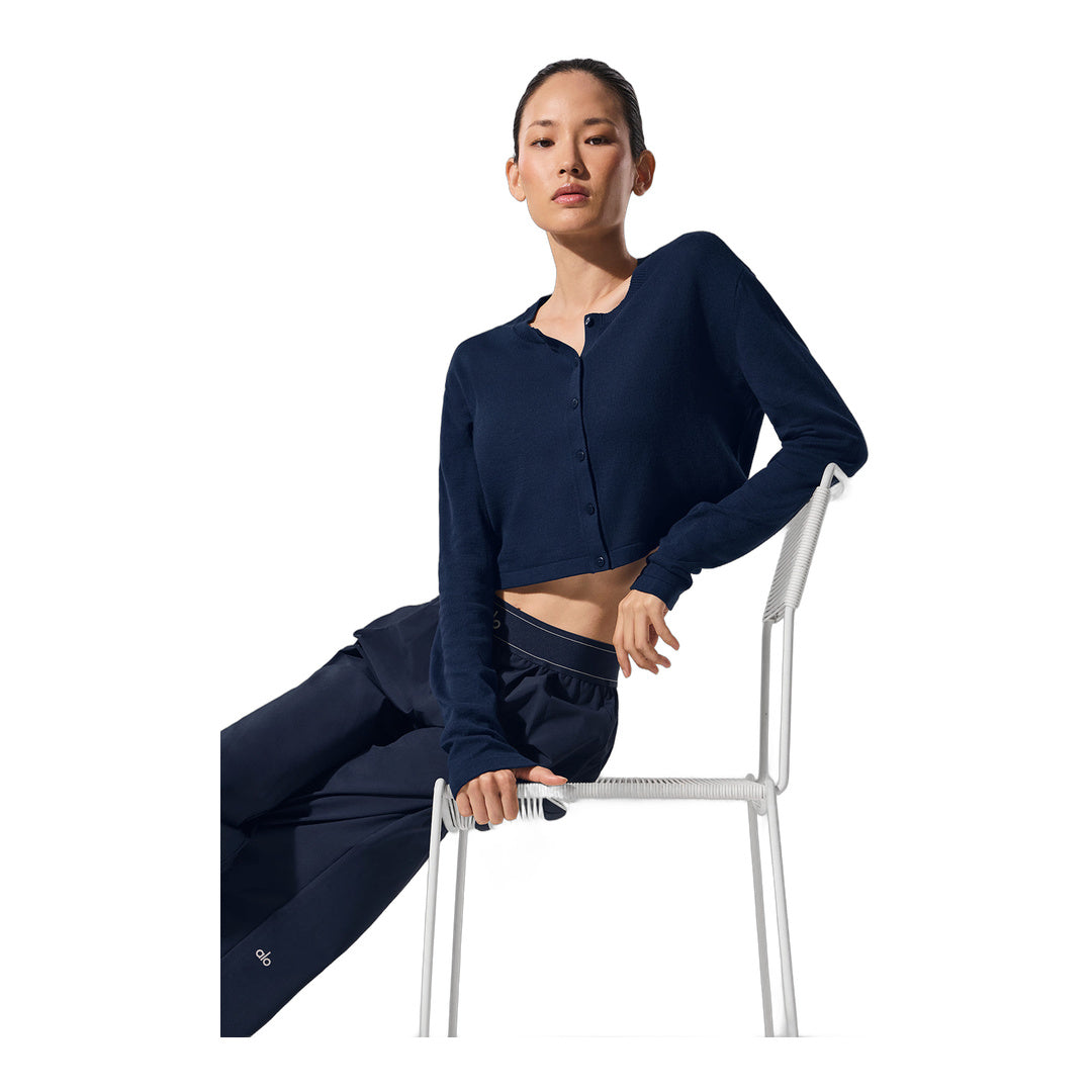 alo Supernatural Sweater Cardigan - Navy by Alo Yoga