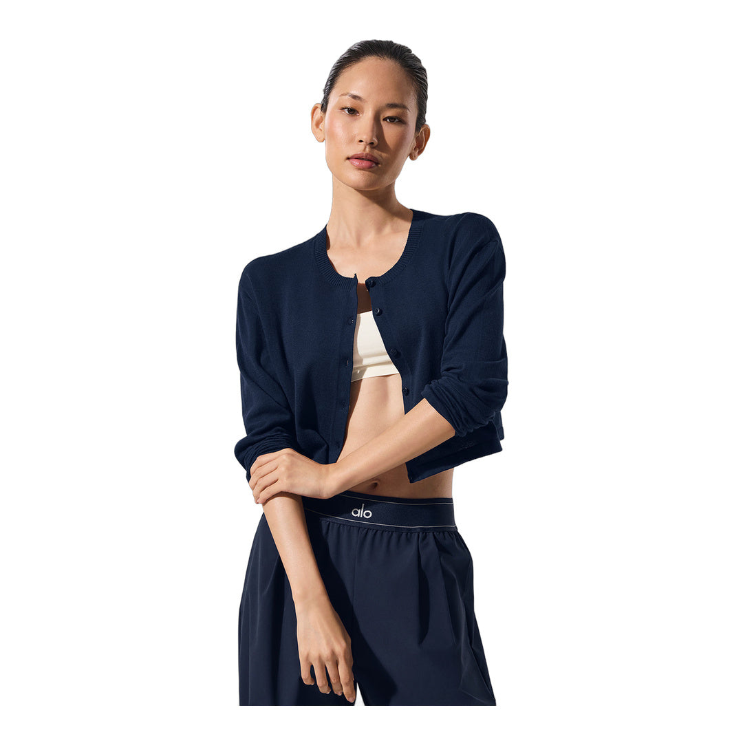 alo Supernatural Sweater Cardigan - Navy by Alo Yoga