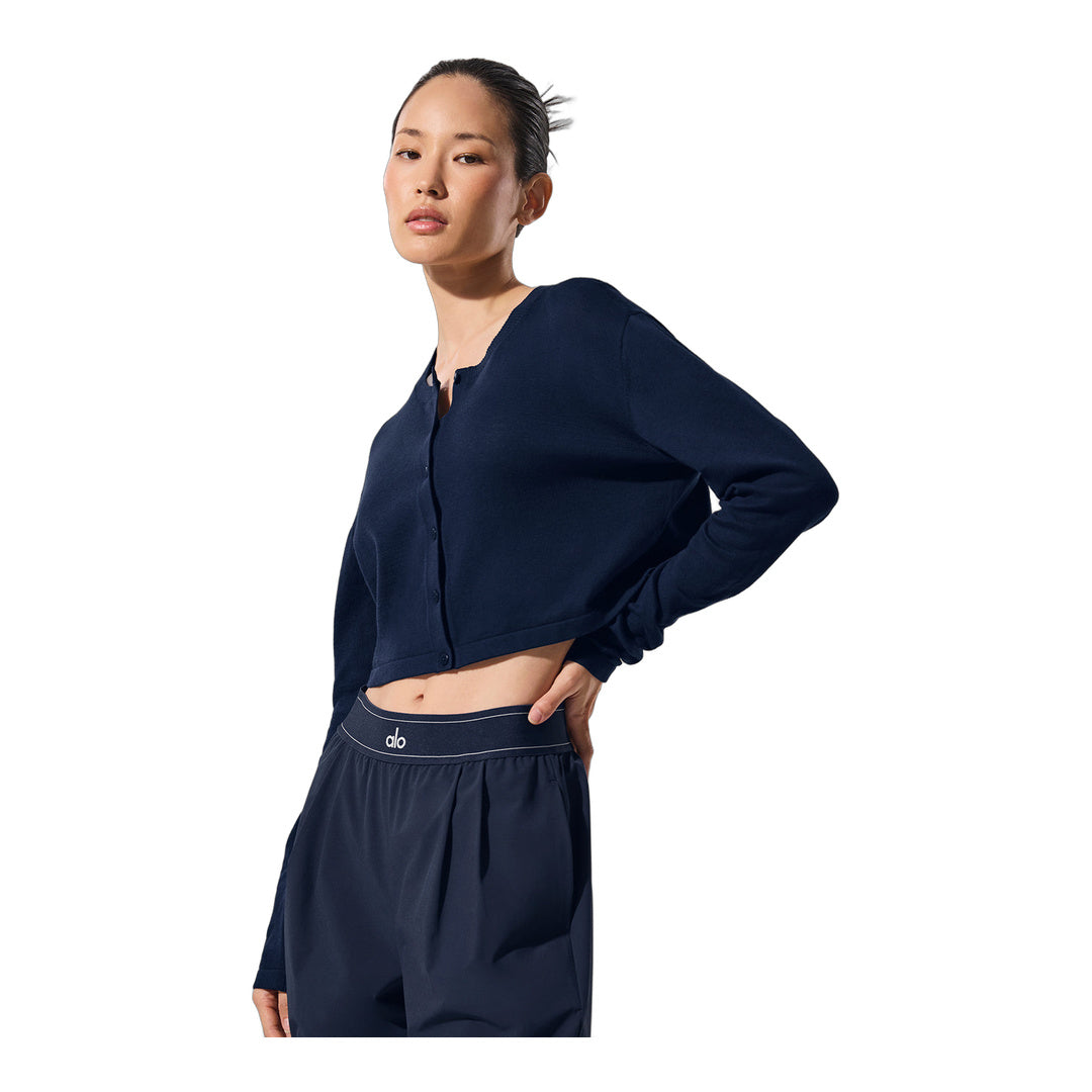 alo Supernatural Sweater Cardigan - Navy by Alo Yoga