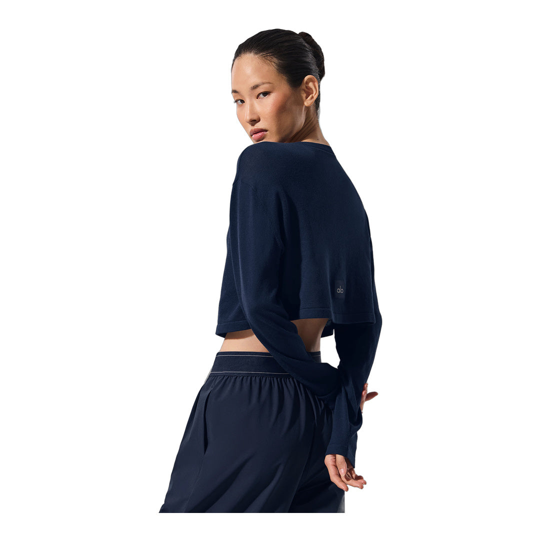 alo Supernatural Sweater Cardigan - Navy by Alo Yoga