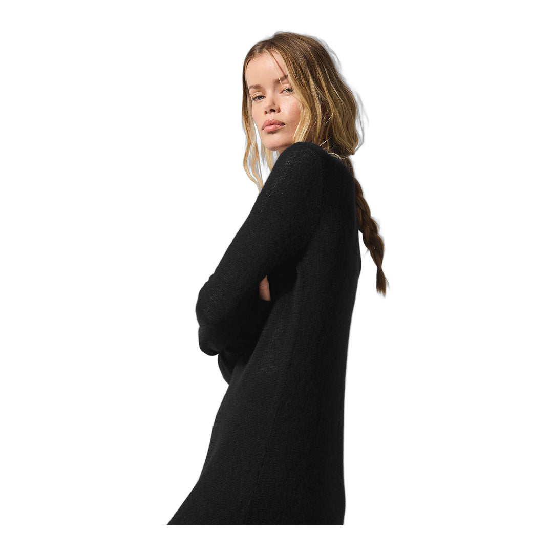 alo Sheer Cashmere Long Cardigan - Black by Alo Yoga