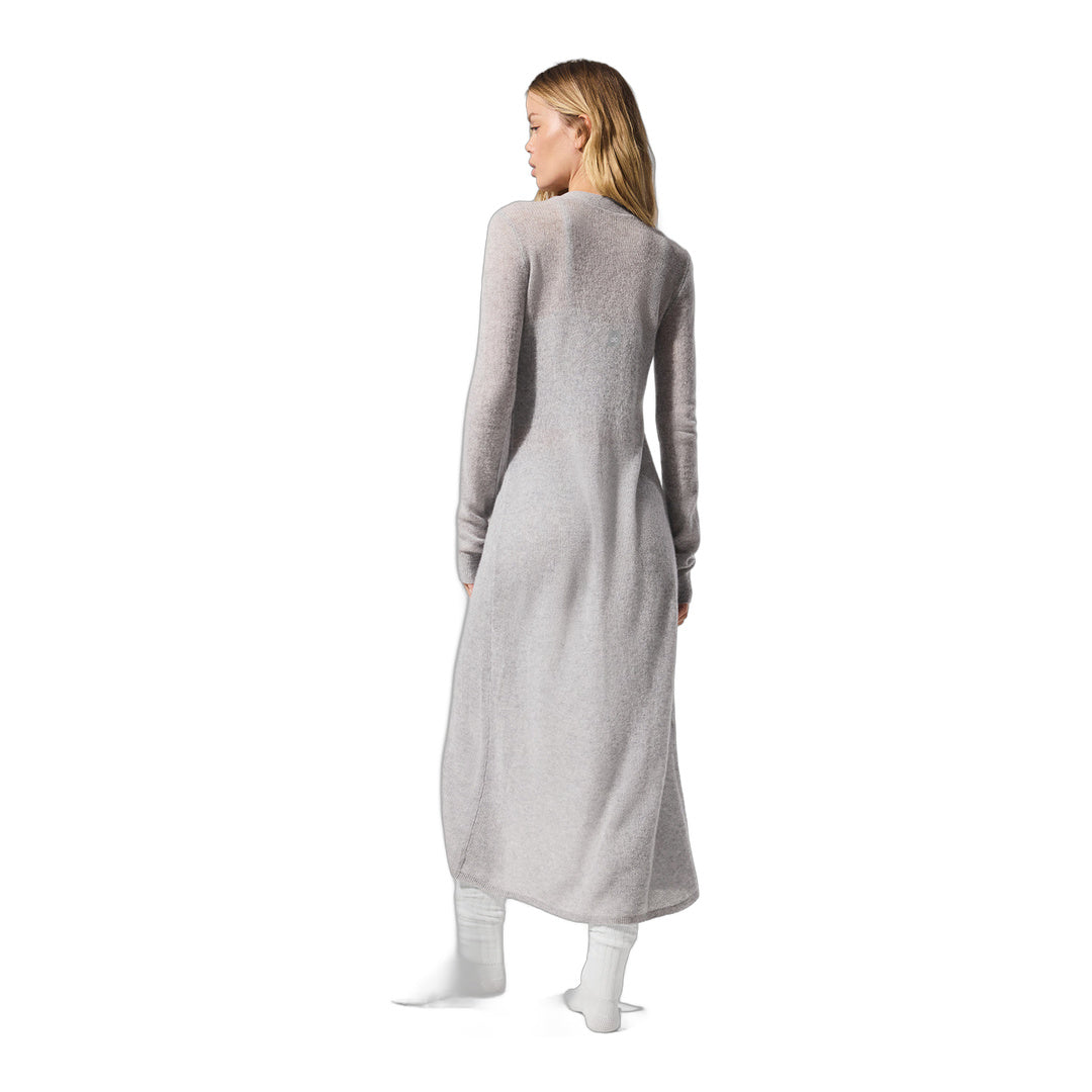 alo Sheer Cashmere Long Cardigan - Athletic Heather Grey by Alo Yoga